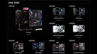 Rambling about Asrock's Z690 motherboards