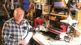 HOW TO# Harbor Freight X2 CNC Conversion Mini Mill Machining an aluminum part for the Lathe