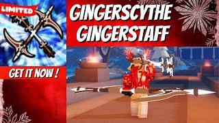 New Code! Buying New Limited GINGERSCYTHE & GINGERSTAFF!! Winter 2021 in Treasure Quest | Roblox