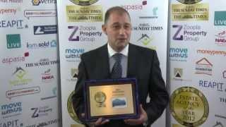 Estate Agents of the Year Awards- Gold Medal for Innovation- Martyn Gerrard.