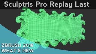 014 ZBrush 2018 Sculptris Pro Replay Last