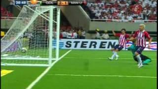 Gol Bofo Bautista Chivas Guadalajara vs Manchester United 3-2 Estadio Omnilife [30/07/10]