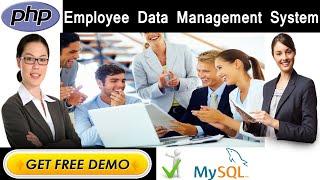 Employee Data Management System Project in PHP | MYSQLI | HTML | CSS JAVASCRIPT - College Projects