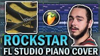 Post Malone - Rockstar (FL Studio Piano Cover) (Free FLP / MIDI)