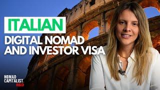 Italian Digital Nomad Visa and Investor Visa