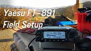 Yaesu FT-891 Basic Field Setup