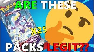 Is GameNerdz legit? | Opening 25 sleeved Scarlet & Violet Booster Packs