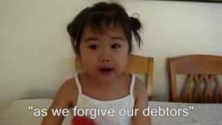 The Lord's Prayer by 2-year Old