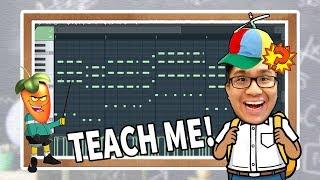 MY SUBSCRIBER SCHOOLS ME IN FL STUDIO! MAKING A CRAZY BEAT IN FL STUDIO!