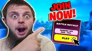 FORTNITE CUSTOMS LIVE! EU (Duos,Trios,solos and more!)