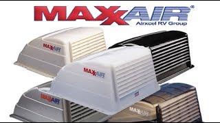 MaxxAir vent cover install DIY for RV's And Motorhomes