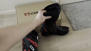 Motorcycle driving boots Course Aero R2 unboxing