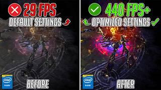 Path of Exile 2 - Best Settings for MAX FPS, Fix FPS Drops, Lags for ANY PC