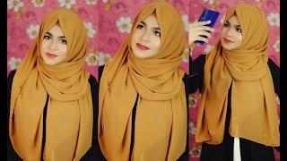 Without Inner Cap & Full Coverage Chiffon Hijab Style | EP-1( Chiffon Freak) | MUNA