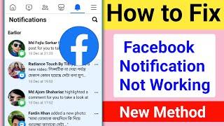 How to Fix Facebook Notification Not Working Problem | Facebook Notification Not Loading Fix 2024