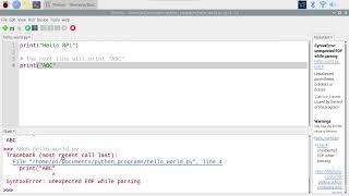 13 - Your first Python program - Discover the Thonny IDE