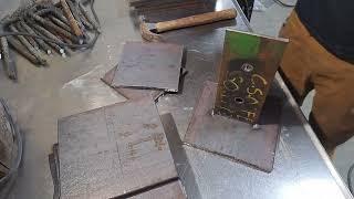 Making Custom Knife Plates | Post Base Plate Anchors