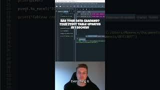  Automate your pivot tables with Python! (Excel + Pandas) #learnpython #coding