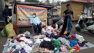 Old clothes Distribution,Hope is Life,Charitable Trust-Puri