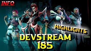 Devstream 185 Highlights: Temple, Protoframes & mehr | Devstream Overview | #warframe #info