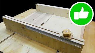  Simple Table Saw Sled with FREE Plans  DIY Woodworking