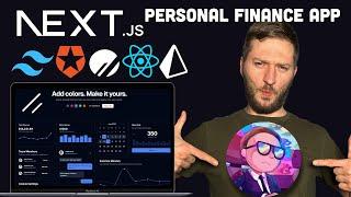 Shadcn UI with Next.js |  Personal Finance Dashboard App