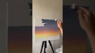 Working on a new step by step acrylic painting masterclass