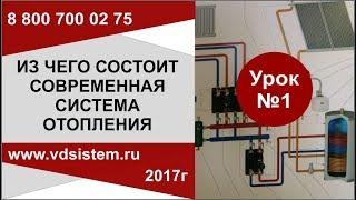 Урок №1  Из чего состоит современная система отопления.  от www.vdsistem.ru