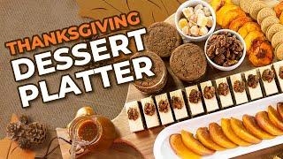 EPIC Thanksgiving Dessert Platter! Gingersnap Cookies Maple Caramel Buttercream Carrot Cake & MORE!