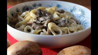 Pasta with mushroom in 15 minutes from Italian! Better than in best Italian restaurant!