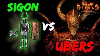 Sigon Set Vs Ubers: Is It Possible? - Diablo 2 Resurrected