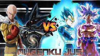 Monster / Cosmic Garou (New) & Ultimate Saitama vs Goku DBS V3.5 & Vegeta DBS ANIME MUGEN JUS