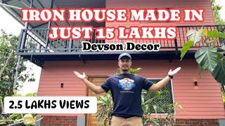 FINISHING LOOKS LIKE A BRICK HOUSE || IRON HOUSE MADE BY DEVSON DECOR IN JUST 15 LAHKS IMPHAL