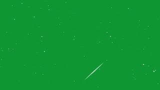 BG Background Loop Falling Star Green screen