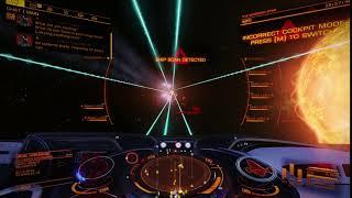 Elite Dangerous 7 Beam Lasers Imperial Cutter (shield effect)