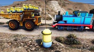 Can The Minions Stop Thomas The Train in GTA 5?