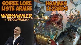 Soirée Lore Warhammer Liste Hommes Lézards (Avec Gilgak)