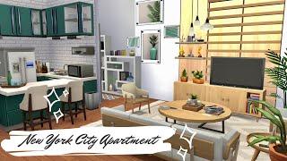 NEW YORK STYLE APARTMENT | The Sims 4 Stop Motion Build | No cc