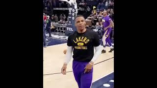 Russell Westbrook gets mad at a fan for calling him Westbrick at Los Angeles Lakers nba game