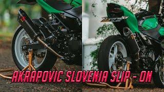 Akrapovic slip on Ninja 250 new 2018