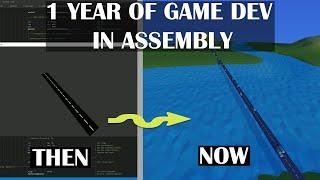 1 Year of indie game development in assembly in 9.22 minutes! | Devlog #0