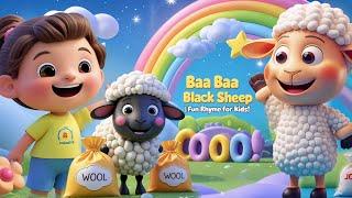 Baa Baa Black Sheep Lyrics  Sing Along & Learn | Classic Nursery Rhymes for Kids | Twist Or Tales