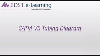 CATIA V5 Tubing Diagram Course Overview Video | EDST e-Learning | English