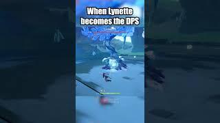 WHEN LYNETTE BECOMES THE DPS  GENSHIN IMPACT #genshinimpact #lynette