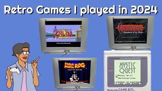 All the Retro Games I've finished 2024