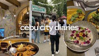 cebu city vlog • joined a free walking tour + new restaurants w/ friends & fam • bonifacio district