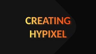 I am CREATING HYPIXEL from scratch - Gearflux Devlog 1