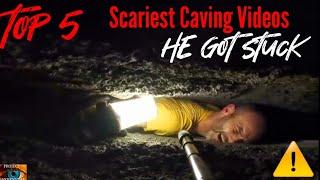 Scariest Caving Videos Gone Horribly Wrong: CLAUSTROPHOBIA TRIGGER WARNING