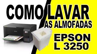 Como Limpar as Almofadas da Impressoa Epson L 3250, Resert GRATIS na Descrição