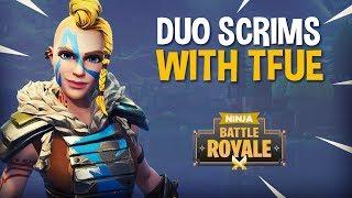 Playing Duo Scrims With Tfue - Fortnite Battle Royale Gameplay - Ninja